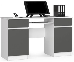 PC stolík Aranandose (biela + grafit). Vlastná spoľahlivá doprava až k Vám domov. 1117079
