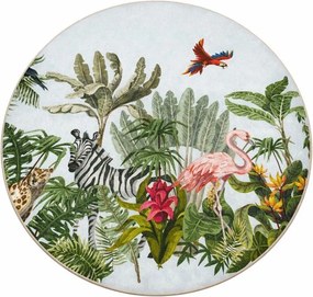 Prateľný detský koberec ø100 cm Jungle – Mila Home