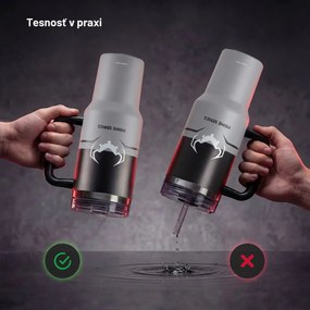 Termohrnček s rukoväťou sivý Diablo Nightwolf Moon