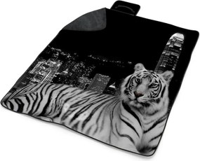 Sablio Plážová deka Mestský tiger: 200x140 cm