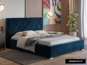 PROXIMA.store - Dizajnová čalúnená posteľ TORI ROZMER: 180 x 200 cm, FARBA NÔH: chrómová