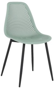 Kondela Jedálenská stolička, zelená/čierna, TEGRA TYP 2 70968