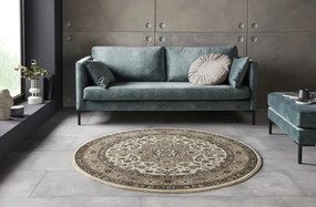 Nouristan - Hanse Home koberce Kruhový koberec Mirkan 104105 Beige - 160x160 (priemer) kruh cm