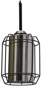 Luster na lanku JONERA 1xE27/40W/230V čierna