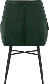 Zelené čalúnené jedálenské kreslá v súprave 2 ks Anzo – Støraa