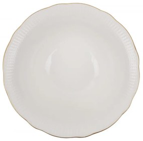 Porcelánová sada 24 ks talířů GoldieWhite bílá/zlatá