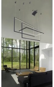 Azzardo AZ2914 - LED Stmievateľný luster na lanku METRIC LED/135W/230V