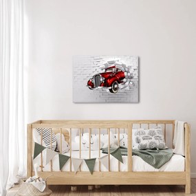 Obraz - Červené auto (70x50 cm)