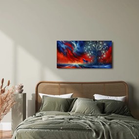 Obraz magický strom života s koňom