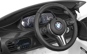 Ramiz Detské elektrické autíčko BMW X6M, biele SUV + diaľkové ovládanie