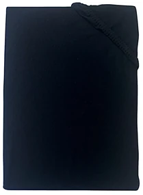 Posteľná plachta jersey čierna TiaHome - 200x220cm