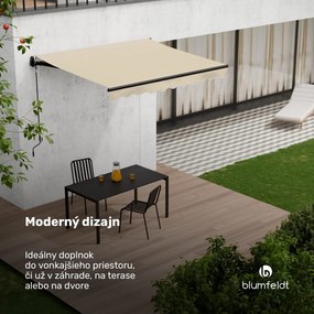 Blumfeldt CloudShade Markíza, Inteligentné ovládanie, UV ochrana, Montáž na stenu