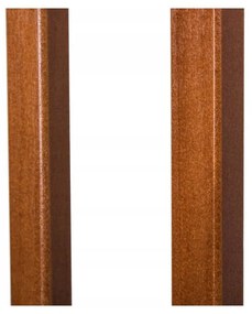 SPRINGOS Detská zábrana nastaviteľná 75-117 cm SPRINGOS BabyLock hnedá