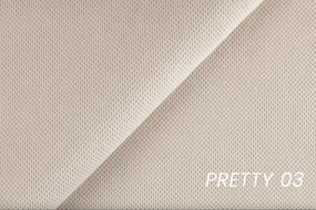 Rozkladacia rohová sedacia súprava Nardo L pravá - béžový plyš Pretty 03