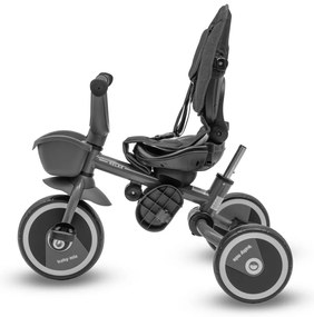 Baby Mix Detská trojkolka 5v1 Relax 365°, sivá