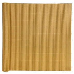 SUPPLIES PVC 1,5x3m Tieniaca textília z umelého bambusu v rolke - krémová farba