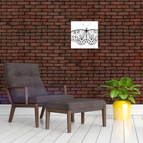 Čiernobiely motýľ