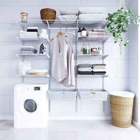 Nástenný regál do práčovne 200x180x40 cm TOPTRACK