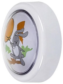 Rabalux 76073 detské push light nočné osvetlenie Hopply - zajačik a balón, 0,3W, 5lm, 6000K