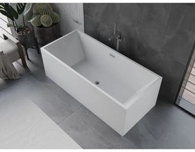 Mexen Vigo, voľne stojaca vaňa 178,5 x 80 cm, biela, grafitový prepad, 51251788000-66