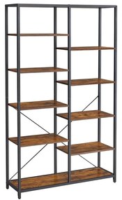 Knižnica VASAGLE s otvorenými priehradkami LLS155B01