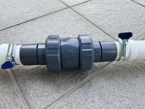 Hadicová spätná klapka 38 mm pre bazény