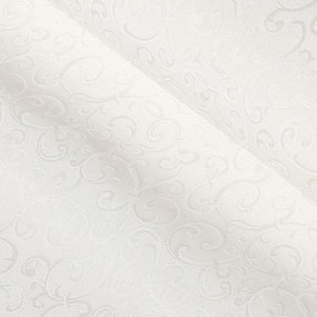 Biante Teflónový oválny obrus TF-010 Ornamenty - smotanový 100x160 cm