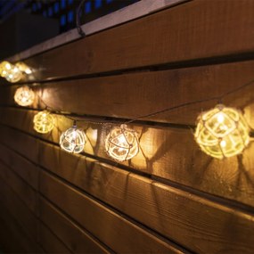 Vianočné vonkajšie svetelné reťaze 3,3 m vrátane LED 10 svetiel - Mare
