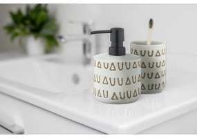 Béžový keramický pohárik na zubné kefky Avila - Wenko