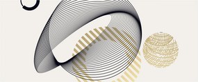 Obraz - Geometrické tvary N⁰3 (120x50 cm)