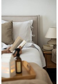 Béžová dvojlôžková posteľ Bobochic Paris Sary Dark, 160 x 200 cm