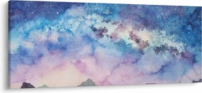 Obraz - Mliečna dráha, aquarel (120x50 cm)