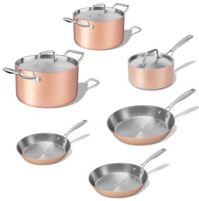 Elmich Kompletná sada medeného riadu Tria Copper 6 ks