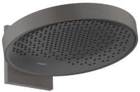 Hansgrohe Rainfinity, hlavová sprcha 360 1jet s pripojením na stenu, kartáčovaný čierny chróm, HAN-26230340