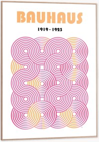 Nástenná dekorácia v ráme Bauhaus