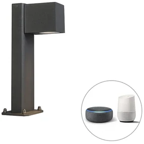 Inteligentná vonkajšia stojaca lampa antracit 30 cm IP44 vrátane Wifi GU10 - Baleno