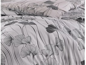 TipTrade Bavlnené obliečky 140x200 + 70x90 cm - Ginko biela