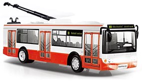RAPPA Trolejbus s hlásením českých zastávok - 28 cm - Rappa