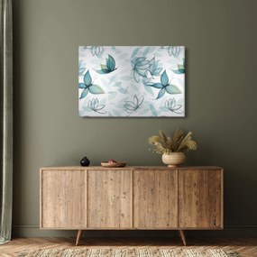 Obraz - Modré motýliky (90x60 cm)