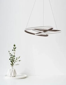 LED luster Menton 52 Hnedá