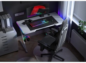 PC stolík Hyperion 2.5 (biela + viacfarebná) (s LED osvetlením). Vlastná spoľahlivá doprava až k Vám domov. 1087504