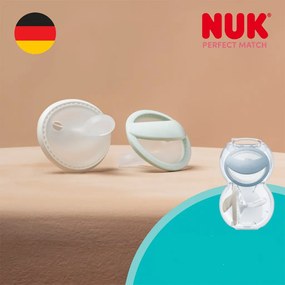 Cumlík NUK Perfect Match 0-6m 2 ks green/blue