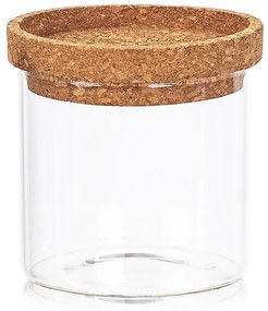 4Home Sklenená dóza na potraviny s vekom Cork, 450 ml, 450 ml
