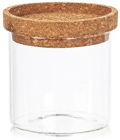 4Home Sklenená dóza na potraviny s vekom Cork, 450 ml, 450 ml