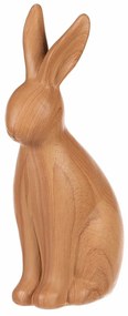 Polyresinová dekorácia Zajac, veľká figúrka, 12 x 7 x 21 cm