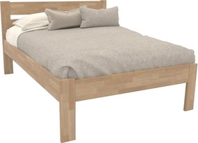 Skrátená posteľ Mystic 90x190 cm, prírodný buk