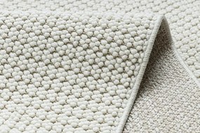 Metrážny koberec CASABLANCA LOOP biely