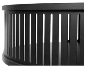 Konferenčný stolík ROENNI 44x75 cm čierna/biela