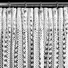 ZÁVES NA PÁSKE BONITA 140X270 CM BIELA