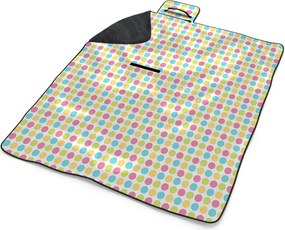 Sablio Plážová deka Veselé Farebné bodky: 200x140 cm